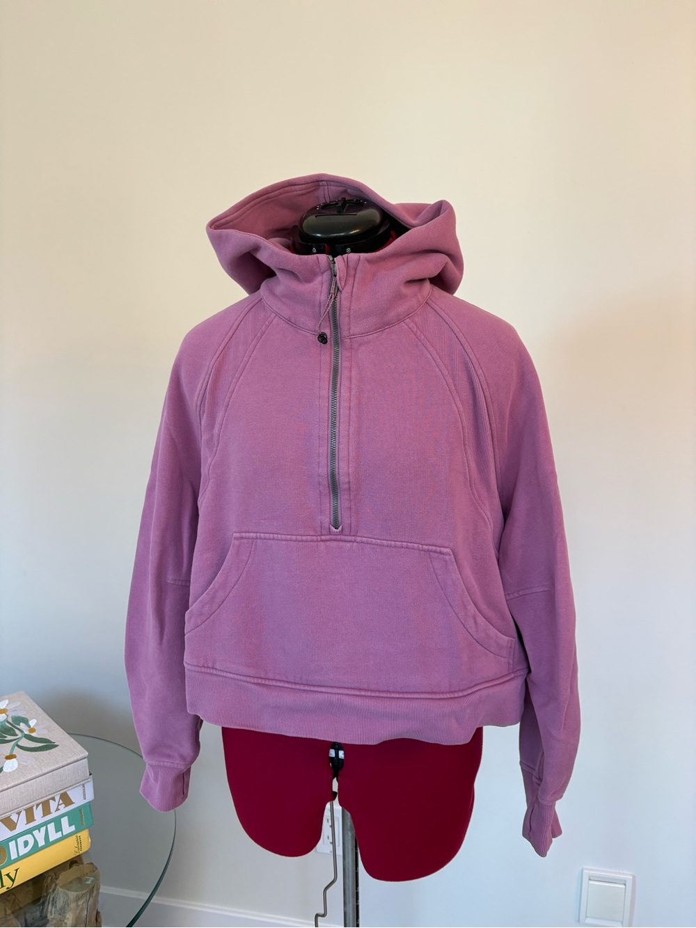 Scuba Oversized Half-Zip Hoodie